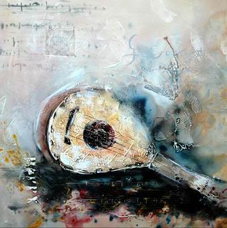 Musical Instrument oil painting
